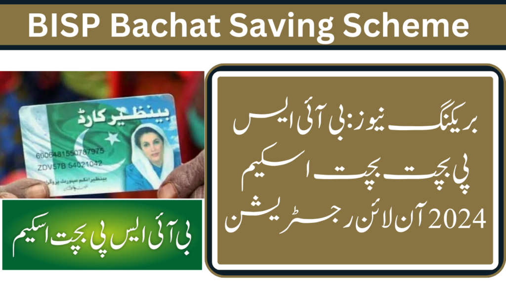 BISP Bachat Saving Scheme 2024 Online Registration